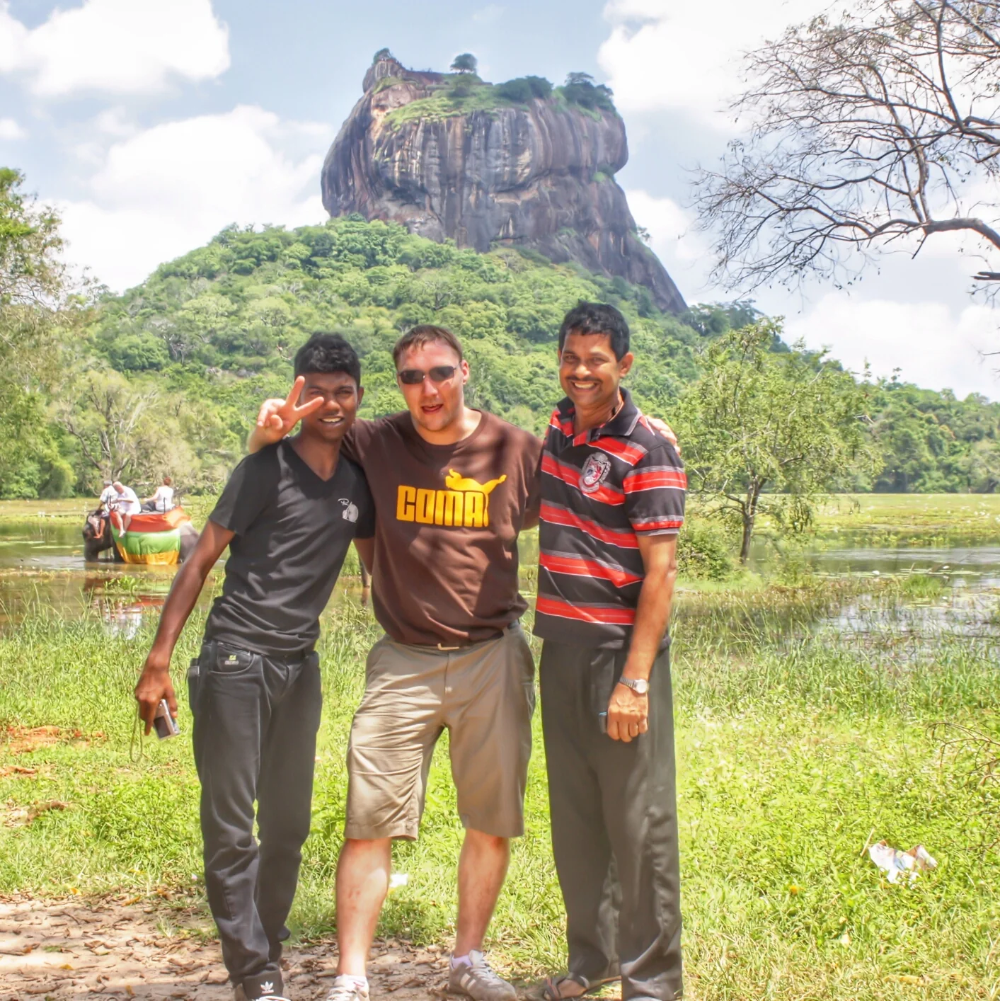 Travellers enjoying Sigiriya in Sri Lanka